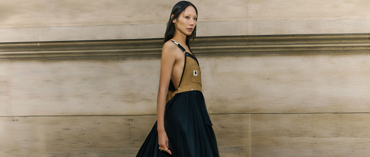 ✨美品✨24ss✨sacai× carhartt WIP✨Duck Skirt Sacai x Carhartt WIP Duck Skirt | Brown | FARFETCH