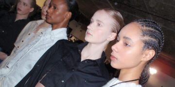 Backstage Moments at VICTORIA/TOMAS Fall Winter 2024 Show