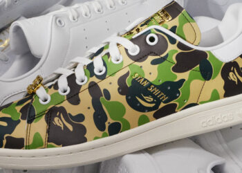 Final release of Adidas x BAPE 30th Stan Smith Sneaker