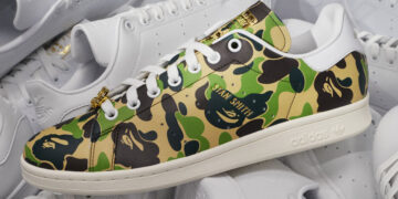 Final release of Adidas x BAPE 30th Stan Smith Sneaker