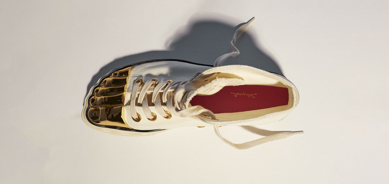 Schiaparelli Releases 'Gold Toe Trainers'