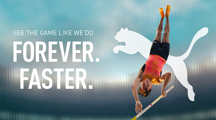 PUMA "FOREVER. FASTER. - See The Game Like We Do" 