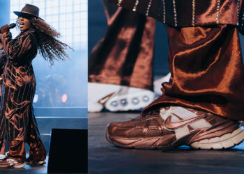 Victoria Monét Debuts Custom Nike V2K Run Sneakers at Coachella