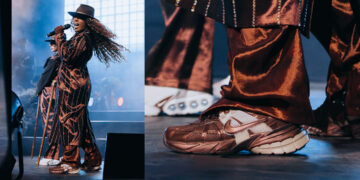 Victoria Monét Debuts Custom Nike V2K Run Sneakers at Coachella