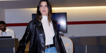 Kendall Jenner Flies Commercial in Gucci Valigeria Campaign