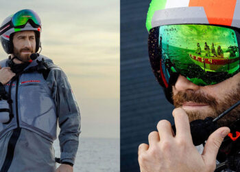 Gyllenhaal is Sailing Luna Rossa for Prada Scent Campaign