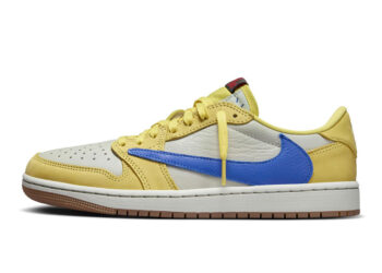 Travis Scott x Air Jordan 1 Low OG “Canary” is Finally Here