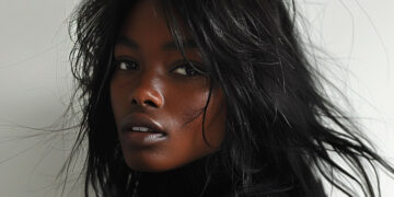 Jet Black Hair