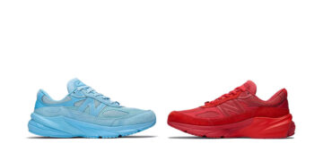 New Balance x Joe Freshgoods 990v6 Sneaker in “Paris Red” and “Prom Blue”