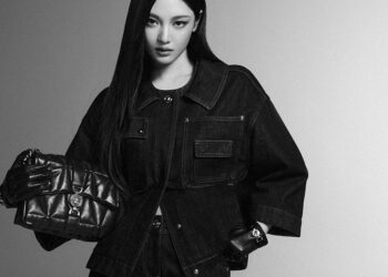 Ningning Debuts as Versace Ambassador with Kleio Bag