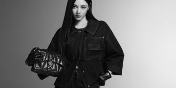 Ningning Debuts as Versace Ambassador with Kleio Bag