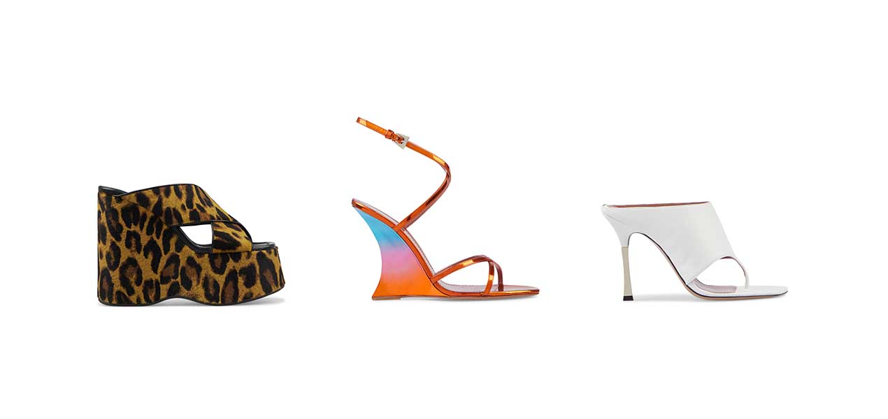 サンダル・ミュール PARIS TEXAS SS25 MARIA FLAT (PX1610 XNPPS TEXAS) Paris Texas Maria Metallic Crisscross Flat Sandals