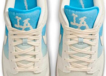 Nike Dunk Low “Pale Ivory and Baltic Blue” Honors LA
