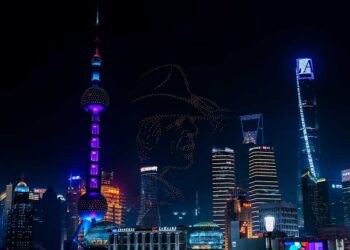 Shanghai Celebrates “Very Ralph” with Drone Show