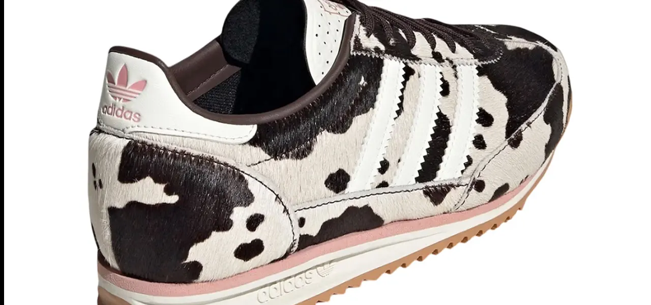 ☆☆ADIDAS☆☆ アディダス (W) Adidas SL 72 OG Cow Print Playful Spin on a Classic Silhouette: Adidas SL 72 Cow Print