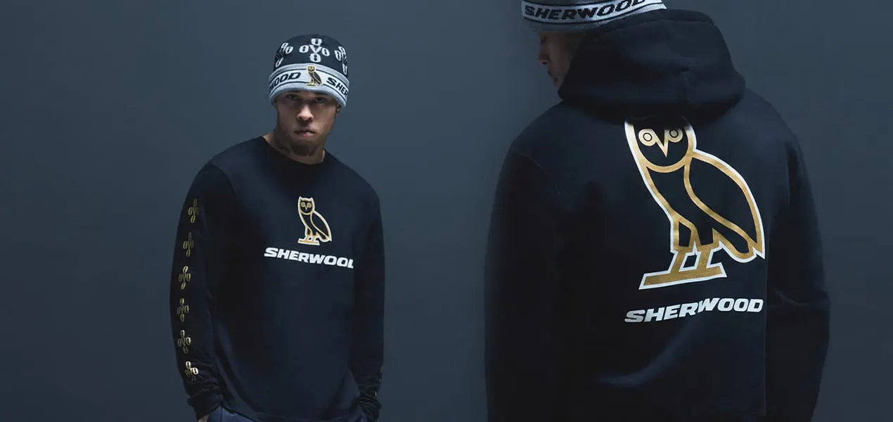【OVO x SHERWOOD 】フクロウ STREET HOCKEY HOODIE フーディー Sherwood Street Hockey Hoodie - Black | October's Very Own