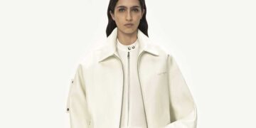 Courrèges FW25 Combines Geometry with motorcycle culture