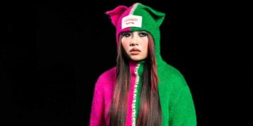 帽子 charles Jeffrey loverboy CHARLES JEFFREY LOVERBOY】CHUNKY CROWN BEANIE(F BLACK