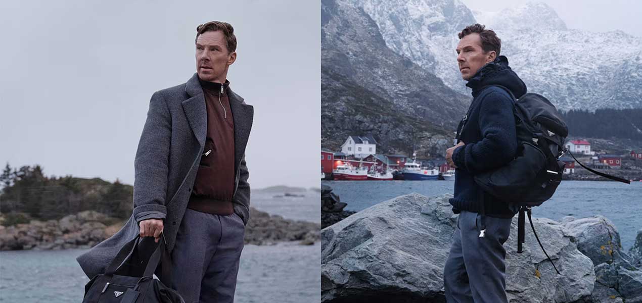 Prada re nyron フリース　アワーズ着用 Prada 's 2025 Re-Nylon Stars Benedict Cumberbatch