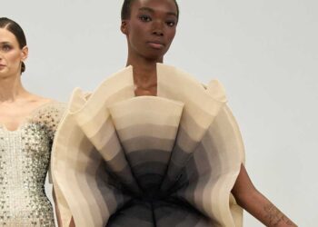 Rami Al Ali Fuses Nature and Geometry in SS25 Couture