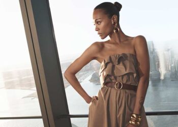 Saint Laurent at New Heights: Spring 2025 with Zoe Saldaña