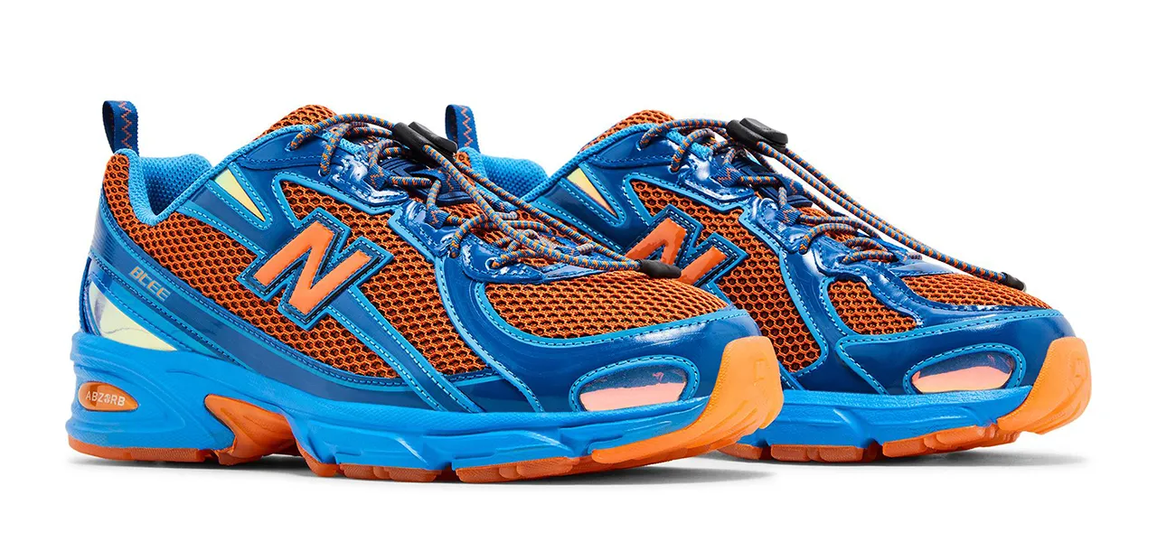 (新品)new balance 740 26.5 タグ付き 紫/青/黄/オレンジ 新品)new balance 740 26.5 タグ付き 紫/青/黄/オレンジ