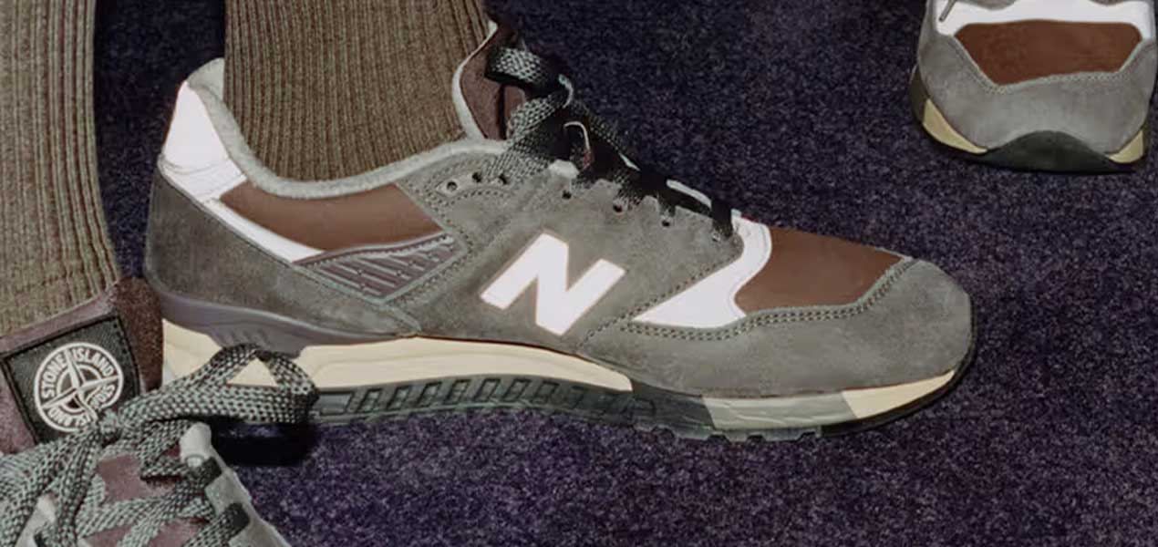 【新品タグ付】STONE  NEW BALANCE 998 9.5 Stone Island and New Balance Reimagine the 998