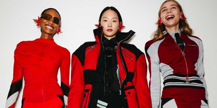Backstage Moments at OFF-WHITE FW25 Show