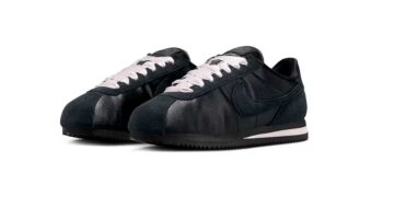 Nike Drops Black/Pink Satin Cortez