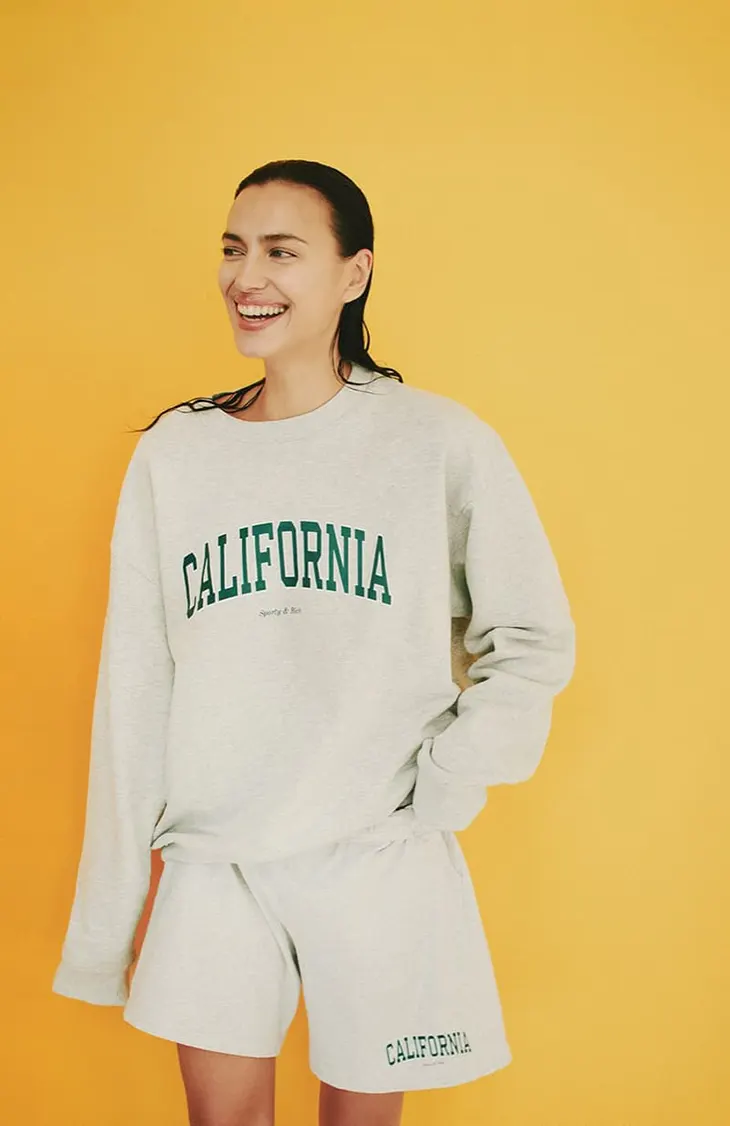 Irina Shayk Fronts Sporty & Rich’s Sports Collection Campaign