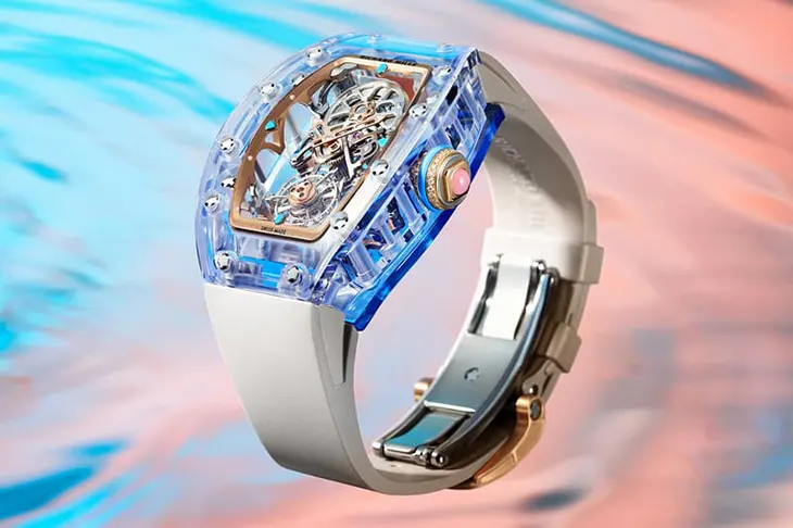 Richard Mille Expands RM 75-01 Flying Tourbillon Sapphire Line