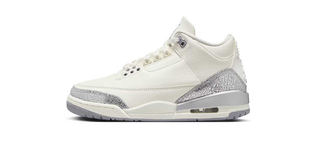 Air Jordan 3 “Sail/Metallic Silver” Release Confirmed Air Jordan 3 “Sail/Metallic Silver” Release Confirmed