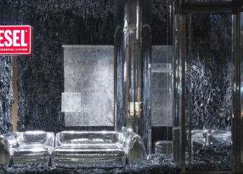 Diesel Living Wraps Milan Design Week in Mirrors and Denim