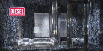 Diesel Living Wraps Milan Design Week in Mirrors and Denim