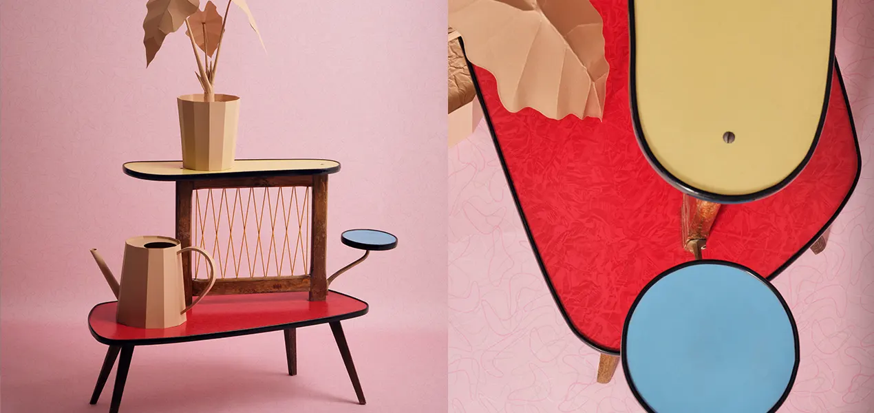 Formica (R) Evolution ist ein Beispiel für Laminate in der Designgeschichte