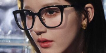 Rosy Zhao Becomes the Muse of Versace Eyewear SS25