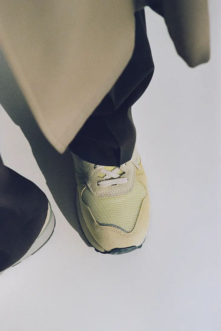 AURALEE x New Balance 475 Launches in Vintage Grey and Yellow