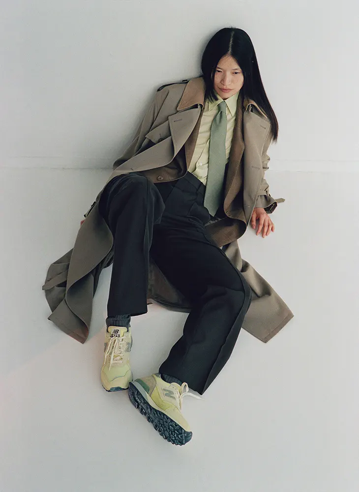 AURALEE x New Balance 475 Launches in Vintage Grey and Yellow