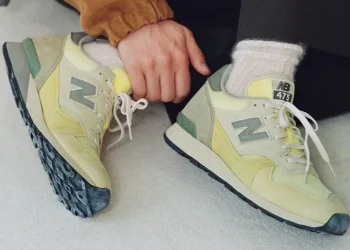 AURALEE x New Balance 475 Launches in Vintage Grey and Yellow