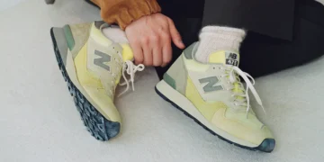 AURALEE x New Balance 475 Launches in Vintage Grey and Yellow