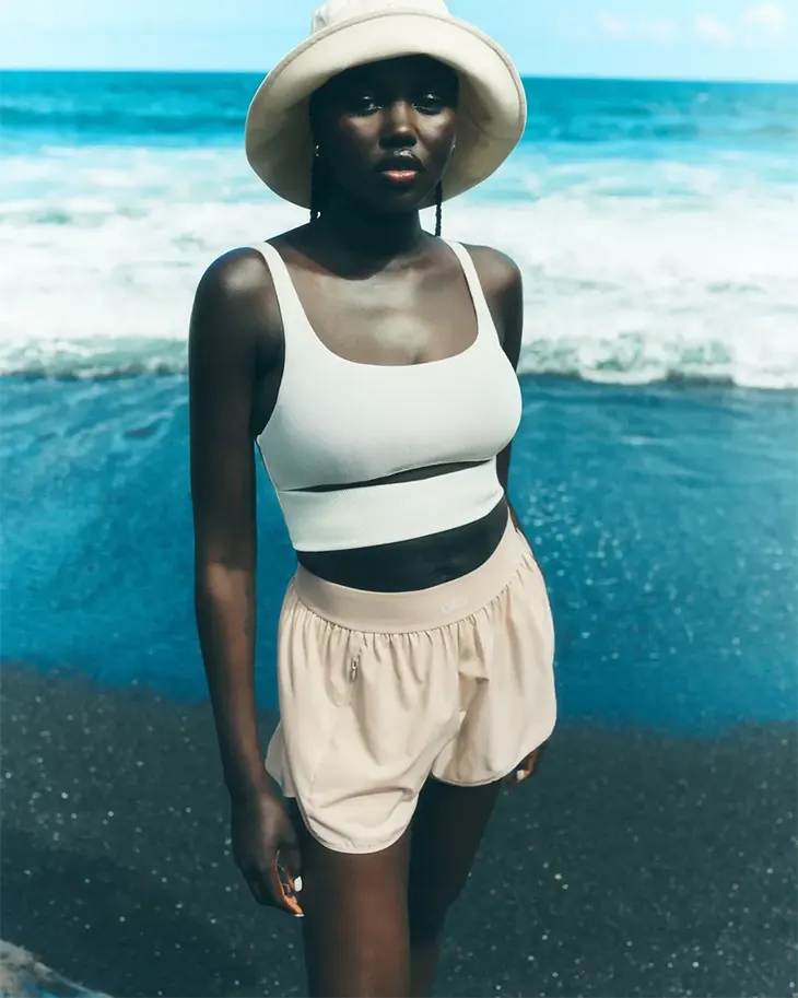 Adut Akech Leads Alo Yoga’s Summer 2025 Campaign