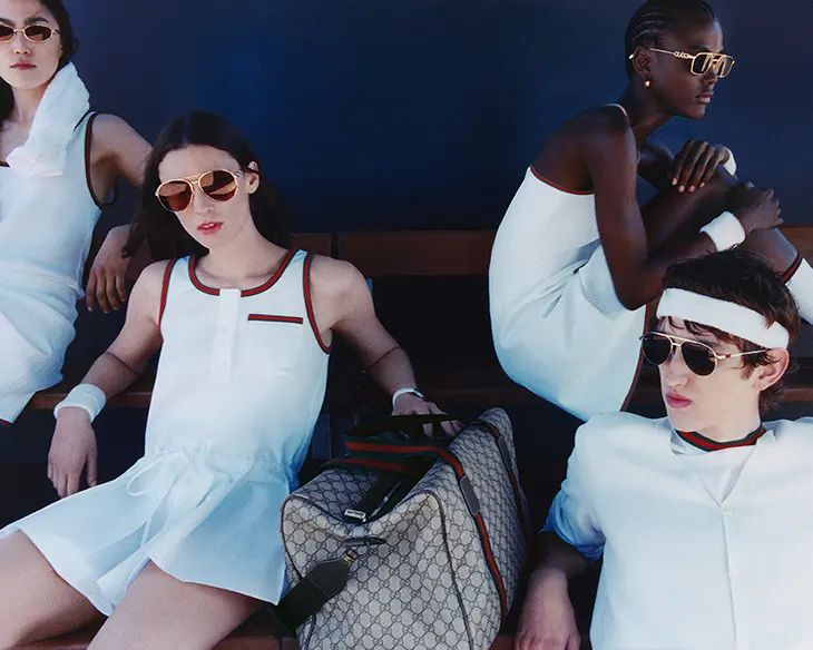 Gucci Delivers a Retro Spin on Tennis Fashion