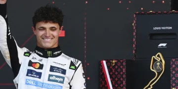 Lando Norris Wins Monaco Grand Prix with Louis Vuitton Trophy Trunk