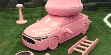 The Mercedes-Benz CLA Goes Pink with Gustaf Westman
