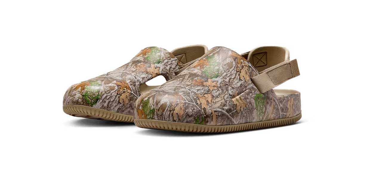 Nike Calm Mule Goes Camo in Khaki