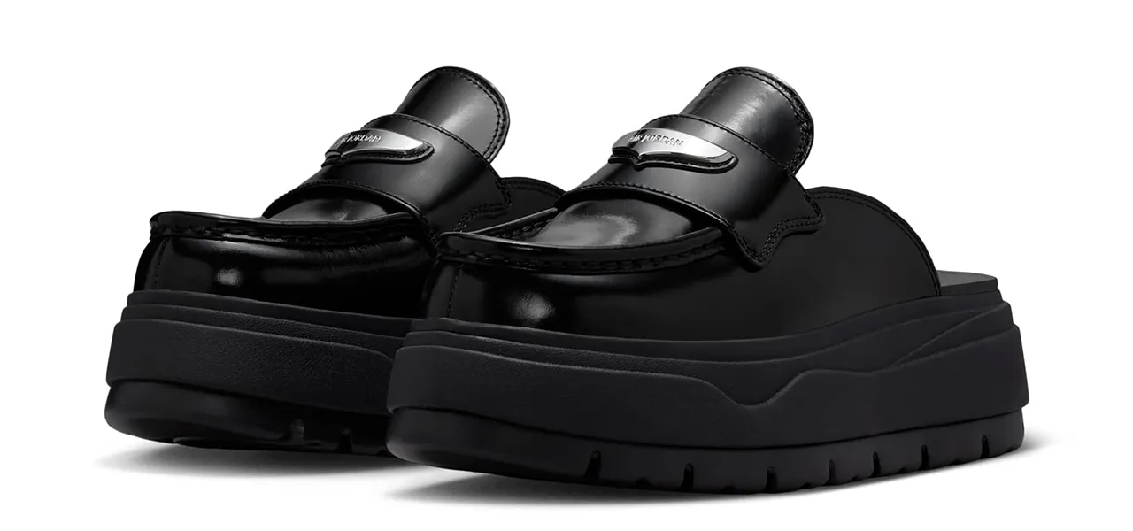 ★25SS 入手困難★Nike Air Jordan Loafer Mule Black Silver Air Jordan Mule Loafer 
