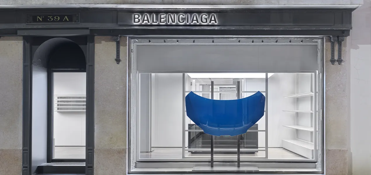 Balenciaga x Lamborghini Unveils New Art in Stores Project