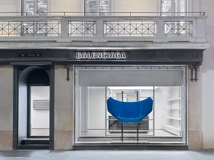 Balenciaga x Automobili Lamborghini Unveils New Art in Stores Project