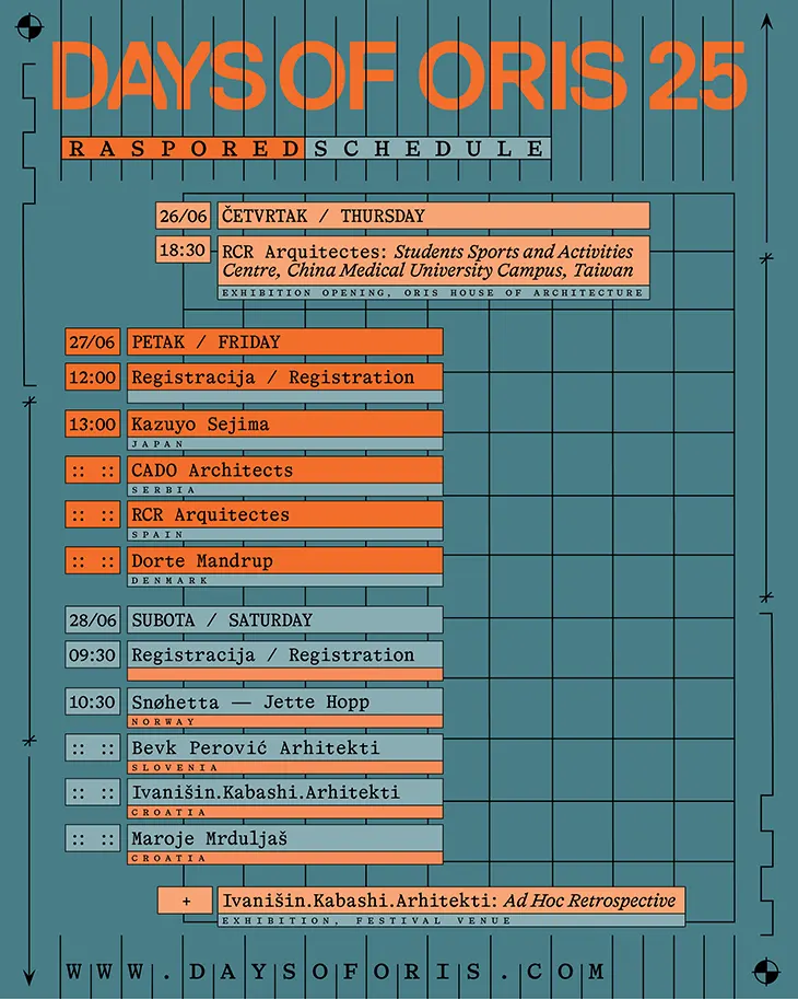 The Definitive Schedule for Days of Oris 2025