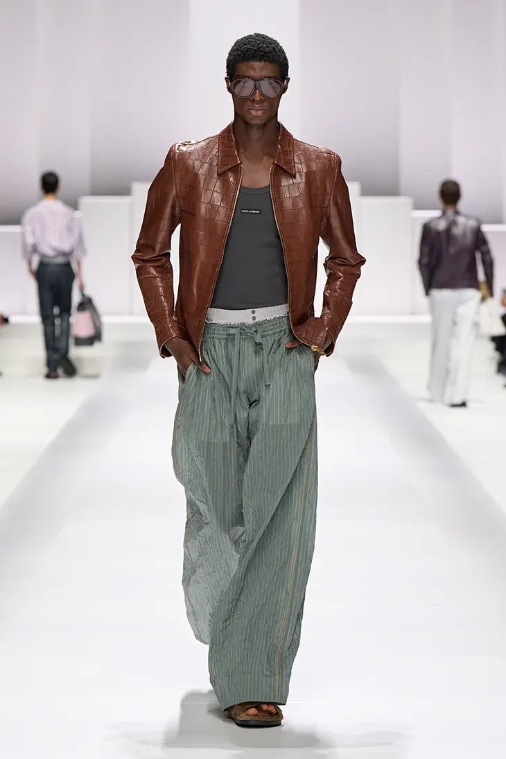 Dolce&Gabbana Men’s SS26 Turns Pyjama Into a Daily Uniform
